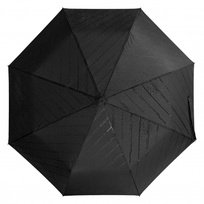Зонт Magic с проявляющимся рисунком, чёрный, влажный