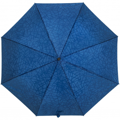 Зонт Magic с проявляющимся рисунком, синий, влажный