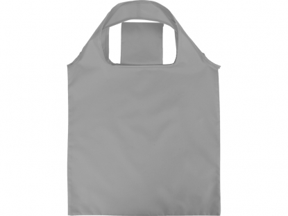 Складная сумка Reviver из переработанного пластика, серая, вид спереди