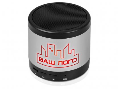 Портативная колонка Ring neon с подсветкой корпуса, красная