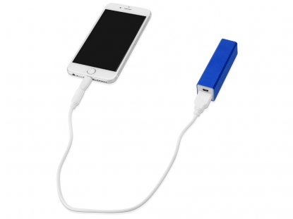 Портативное зарядное устройство Брадуэлл, 2200 mAh, синее