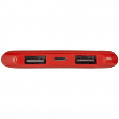 Внешний аккумулятор Uniscend Half Day Compact 5000 мAч, красный, разъёмы