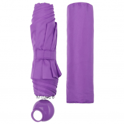 Зонт складной Floyd,с кольцом, механический, фиолетовый, с чехлом