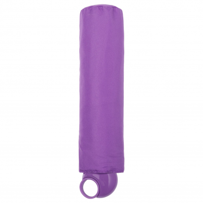 Зонт складной Floyd,с кольцом, механический, фиолетовый, в сложенном виде