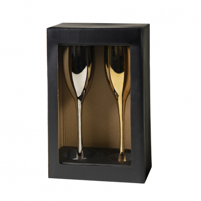Набор бокалов для шампанского MOON&SUN, в коробке