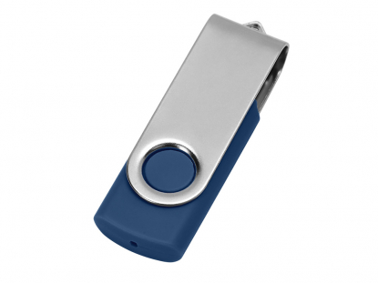 Флеш-карта Флэш С1, USB 2.0, темно-синяя