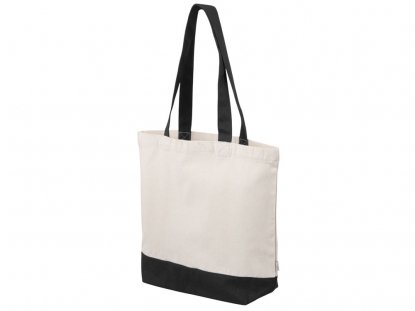 Сумка для шоппинга Cotton из переработанного хлопка, 280 г/м2, черная