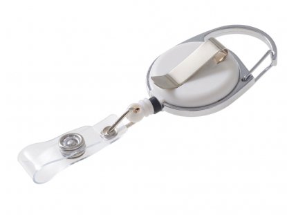 Чехол для пропуска с ретрактором Favor, черный