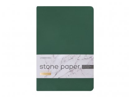 Ежедневник Carrara, недатированный А5, зеленый