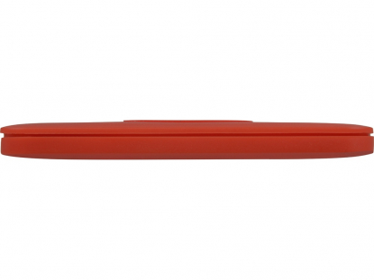 Портативное беспроводное зарядное устройство Impulse 4000 мAч, красный, вид сбоку