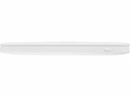 Портативное беспроводное зарядное устройство Impulse 4000 мAч, белый, вид сбоку