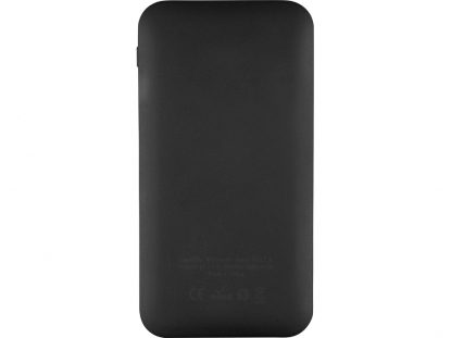 Портативное беспроводное зарядное устройство Impulse 4000 мAч, черный, вид снизу