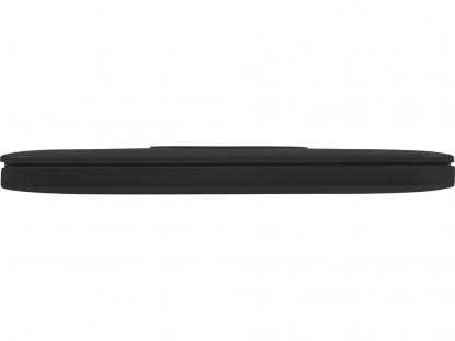 Портативное беспроводное зарядное устройство Impulse 4000 мAч, черный, вид сбоку