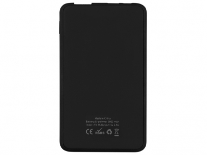 Портативное зарядное устройство Shell, 5000 mAh, красное, внизу