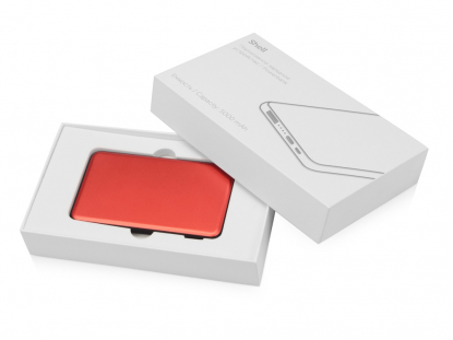 Портативное зарядное устройство Shell, 5000 mAh, красное, в коробке