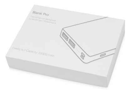 Портативное зарядное устройство Blank Pro, 10000 mAh, упаковка