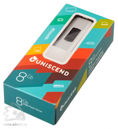 Флешка Uniscend Alum на 8 Gb в упаковке