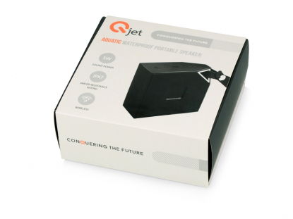Водоустойчивая портативная аудиоколонка Aquatic, коробка