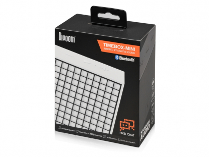 Интерактивная беспроводная колонка Divoom Timebox Mini, коробка