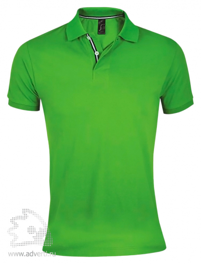 Рубашка поло Patriot 200 мужская, Sol's, Франция, зелёная
