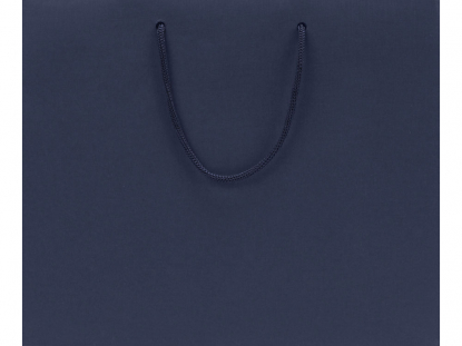 Пакет подарочный Imilit W, синий, вид спереди