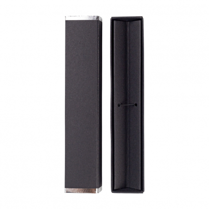 Коробка для ручки Cradle, чёрная с серебрянным