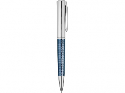 Ручка металлическая шариковая Conquest Blue, вид сбоку