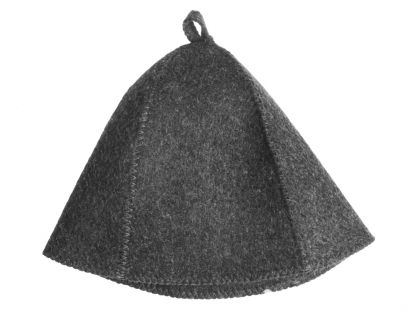 Шапка для бани и сауны Healing, серая