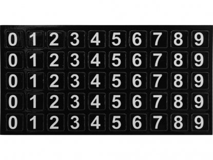 Табличка Tempark с номером телефона для временной парковки, черная