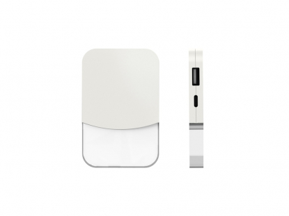 USB хаб Mini iLO Hub, белый, общий вид