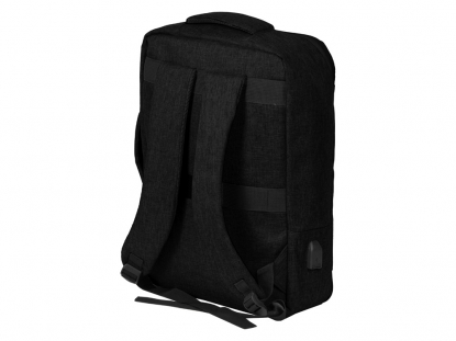 Рюкзак-трансформер Turnover для ноутбука 15 из переработанного пластика, черный