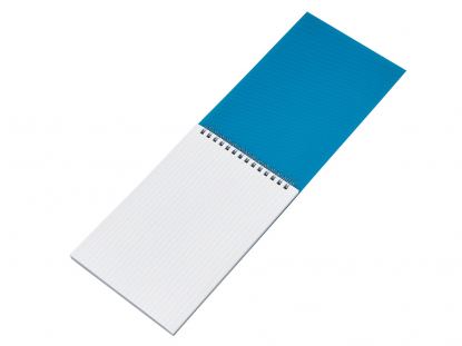 Блокнот А5 в пластиковой обложке, синий