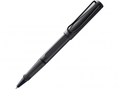Ручка-роллер пластиковая Safari, черная