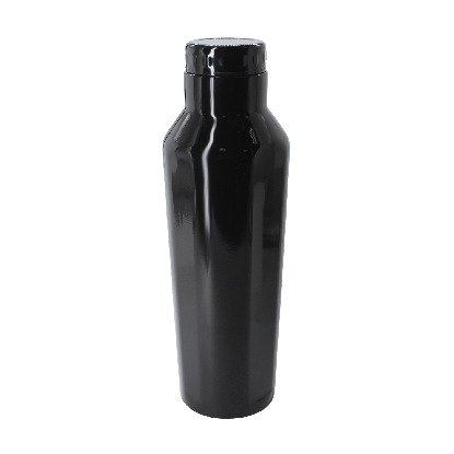 Термобутылка для напитков E-shape, черная
