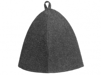 Шапка для бани и сауны Healing, серая