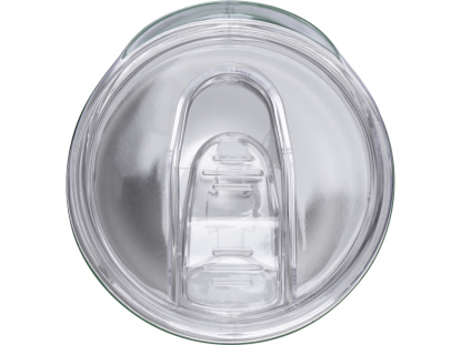 Вакуумная термокружка Sense Gum, непротекаемая крышка, soft-touch, зелёная