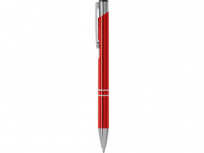 Ручка металлическая шариковая Legend, красная