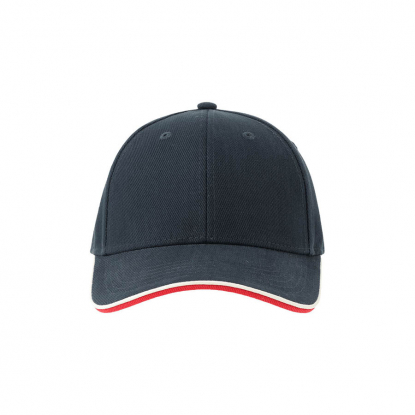 Бейсболка PILOT PIPING SANDWICH-S, темно-синяя