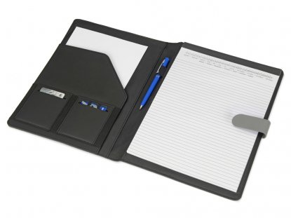 Папка для документов Route, светло-серая, открытая