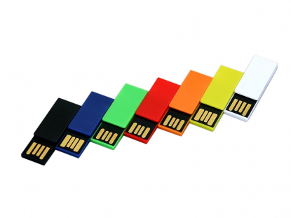USB-флешка промо в виде скрепки, все цвета