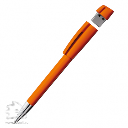 Ручка-флешка Turnus M Klio Eterna, оранжевая