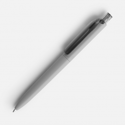 Ручка шариковая DS8 PRR-Т Soft Touch, серая