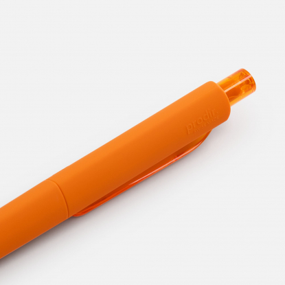 Ручка шариковая DS8 PRR-Т Soft Touch, оранжевая