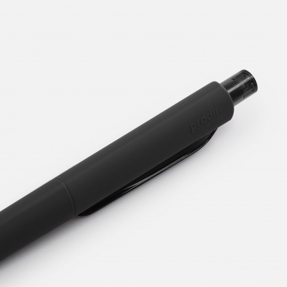Ручка шариковая DS8 PRR-Т Soft Touch, черная
