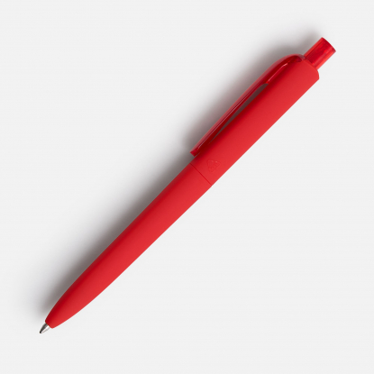 Ручка шариковая DS8 PRR-Т Soft Touch, красная