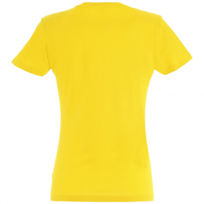 Футболка Imperial Women 190, женская, жёлтая, спина