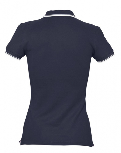  Рубашка поло женская Practice women 270, темно-синяя, спина