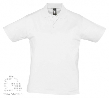 Рубашка поло Prescott 170, мужская, белая