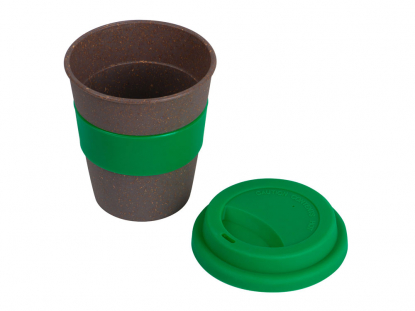 Стакан из бамбукового волокна Café, зеленый