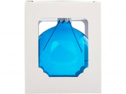 Стеклянный шар на елку Fairy tale, 6 см, голубой